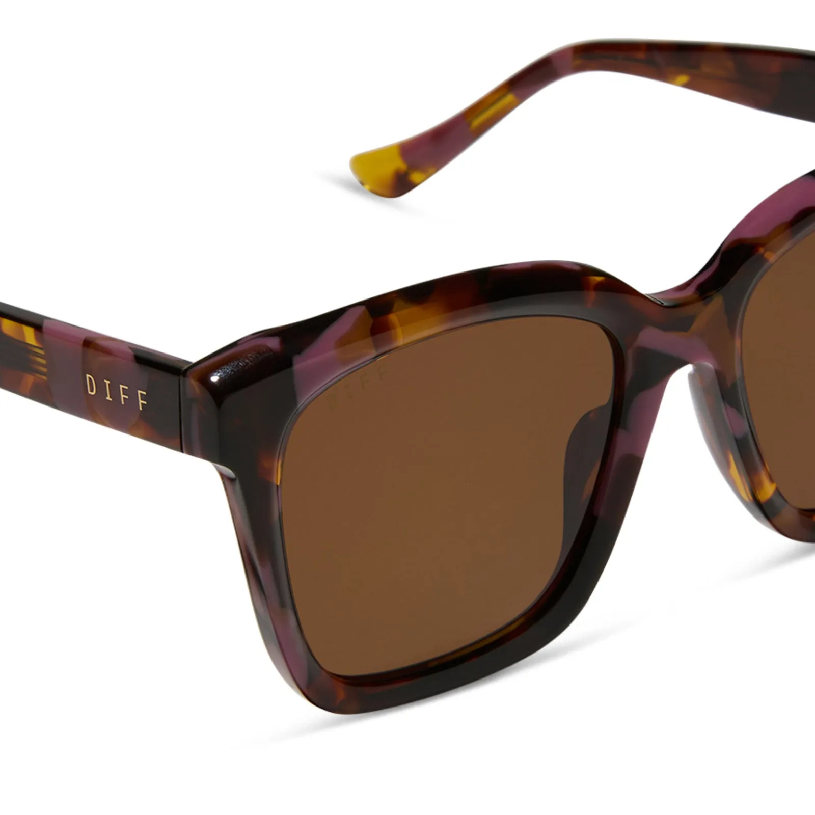 MEREDITH - TORINO TORTOISE   BROWN SUNGLASSES