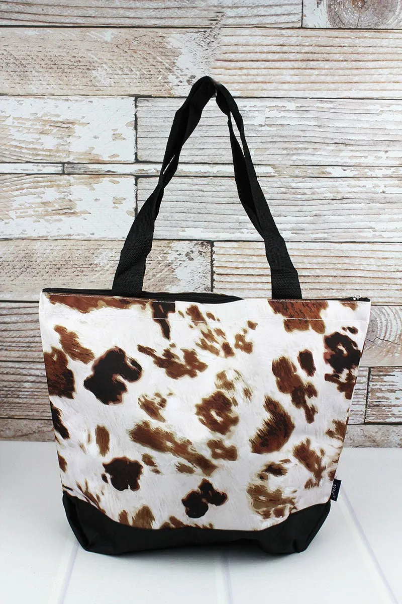 NGIL Till The Cows Come Home with Black Trim Tote Bag