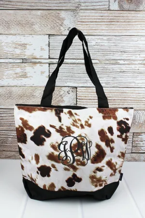 NGIL Till The Cows Come Home with Black Trim Tote Bag