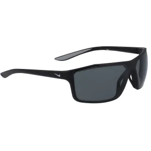 Nike Sun Windstorm P Sunglasses - Black/Silver, Polarized Grey