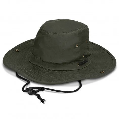 Oilskin Wide Brim Hat 119578