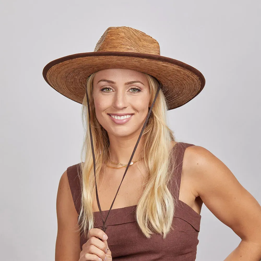 Otto | Womens Wide Brim Palm Leaf Sun Hat