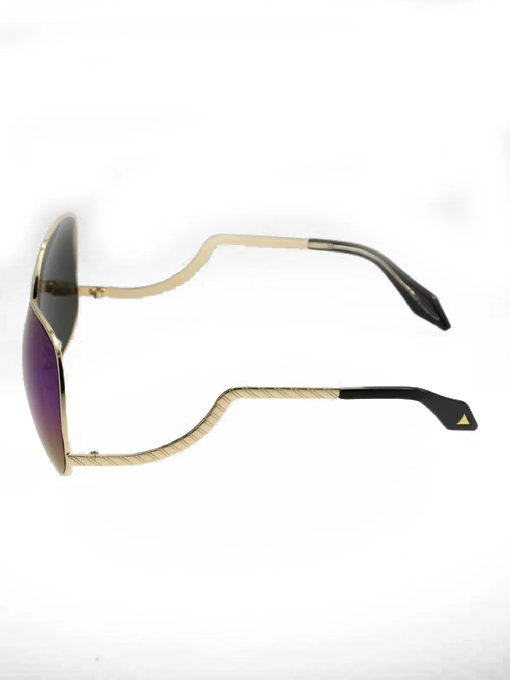 Oversized Square Dark Tint with curved arms Sunglasses