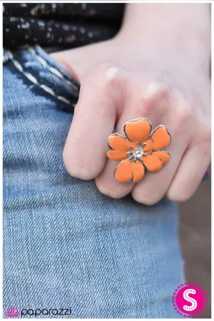 Paparazzi Ring ~ Fruit Of The Bloom - Orange