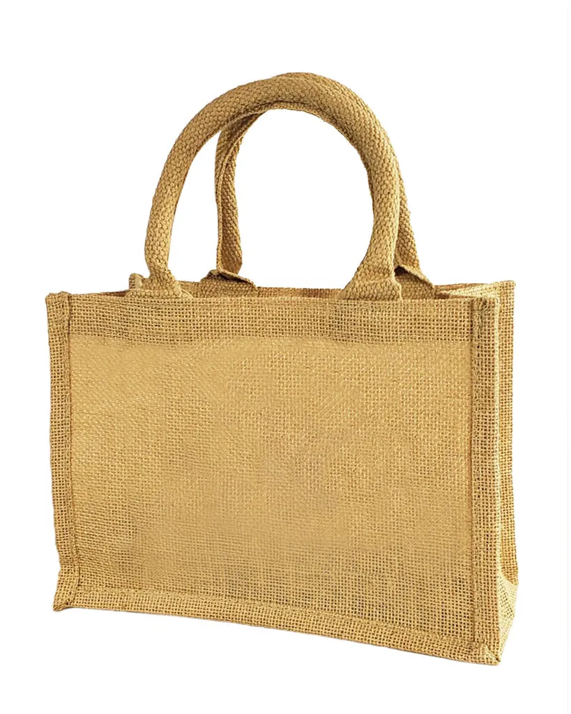 Rustic Wedding Favor Burlap Bags / Promotional Jute Totes  TJ907