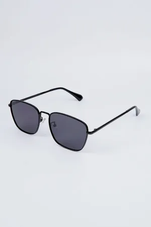 Simon Square Sunglasses - Black