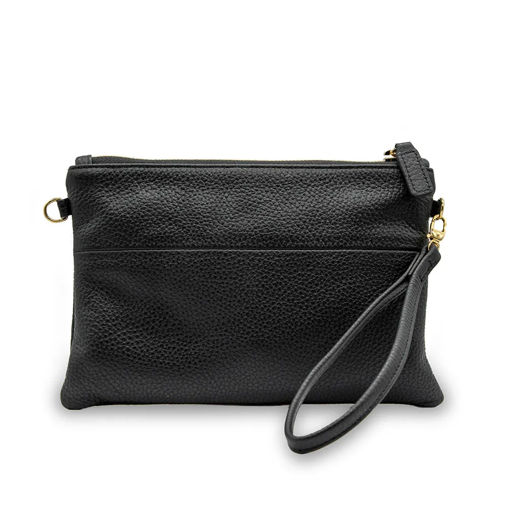 Soho  Wristlet Clutch- Black