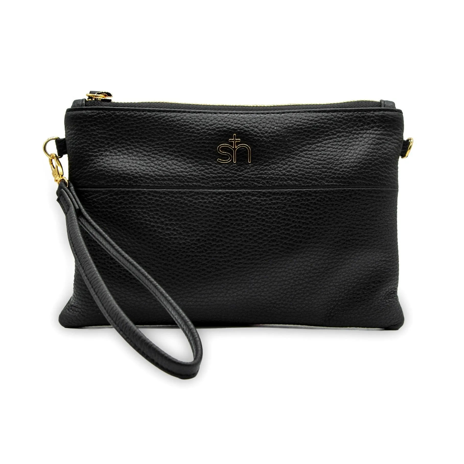 Soho  Wristlet Clutch- Black