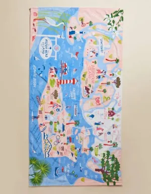 Spartina - Beach towel - Greetings from Hilton Head