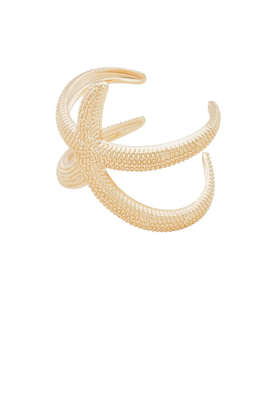 Starfish Cuff Bracelet - 18k Gold Plated