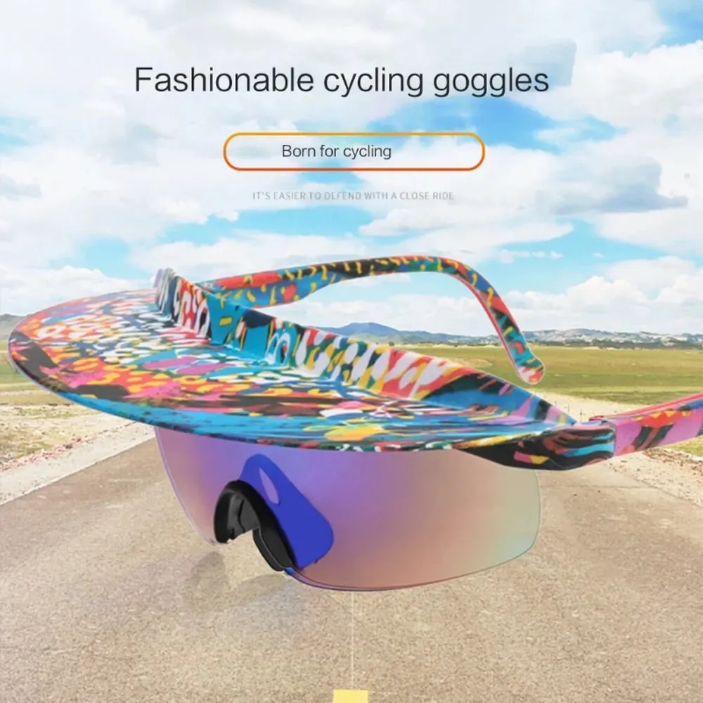 Sun-Proof UV400 Cycling Sunglasses Men Women 2023 Road Bike Glasses Male Female Bicycle Goggles MTB Sport Eyewear Lens Eye