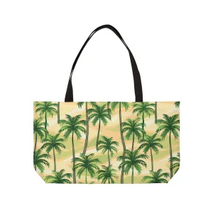 Tropical Tote Bag Palm Trees Design (24" x 13" x 2")