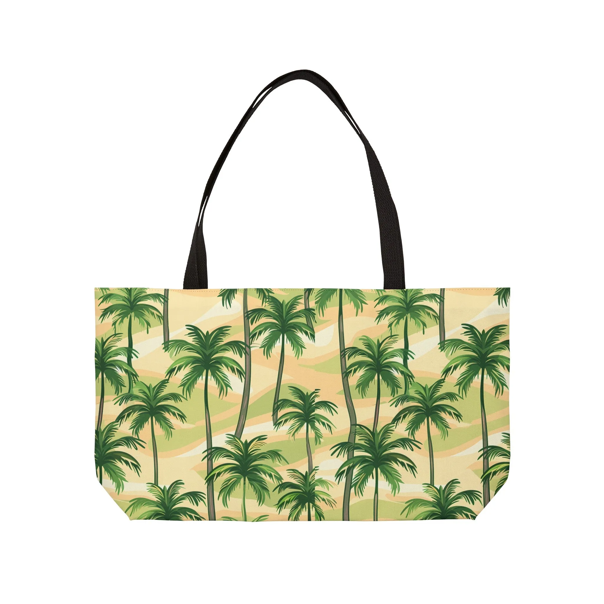 Tropical Tote Bag Palm Trees Design (24" x 13" x 2")