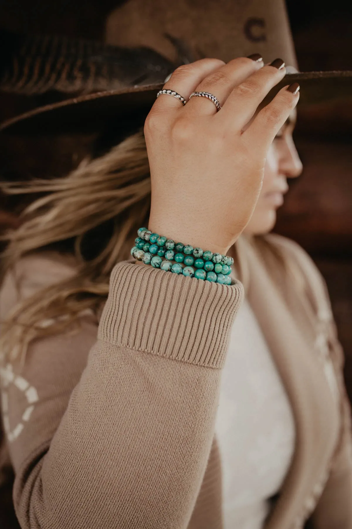 Turquoise Beaded Bracelets