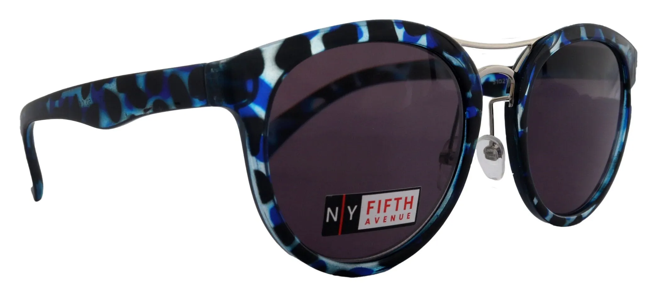 Valencia, High-End Line Bifocal (Clear On Top) Reading Sunglasses for Women OR Non-Bifocal Readers Sunglasses (Blue Tortoiseshell) NY Fifth Avenue