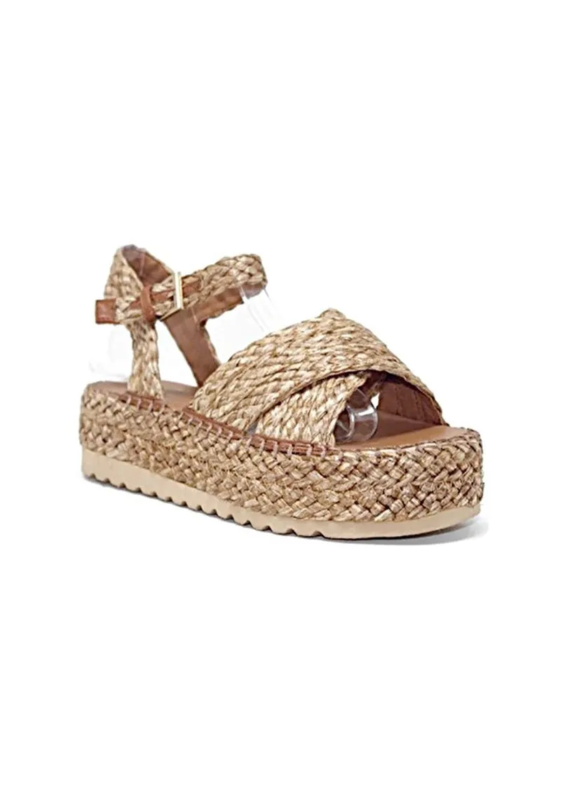 Wendy Beach Platform Espadrilles Sandals