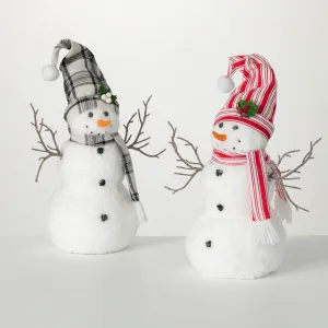 Whimsical Snowmen Figurine Set