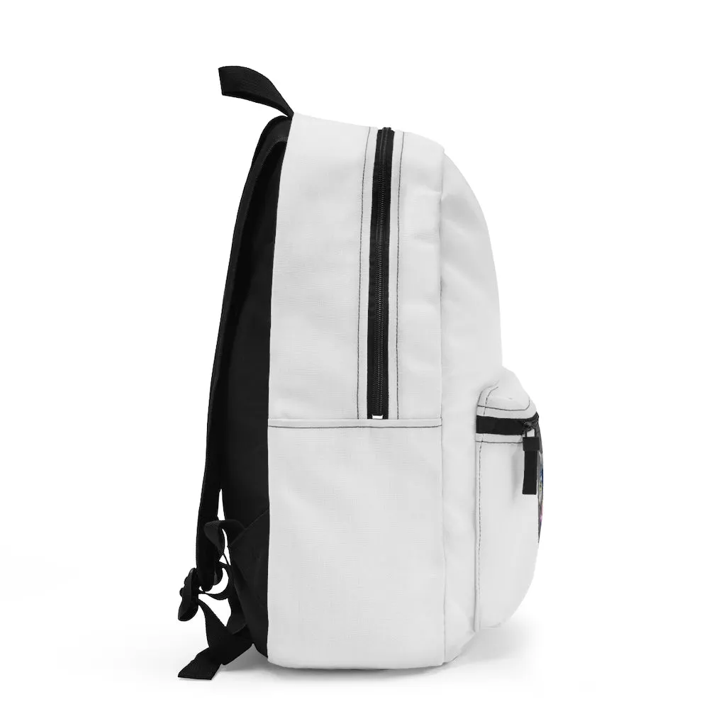 White Amara Backpack (Made in USA)