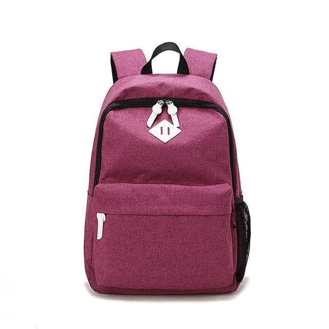 Women Men Canvas Backpacks