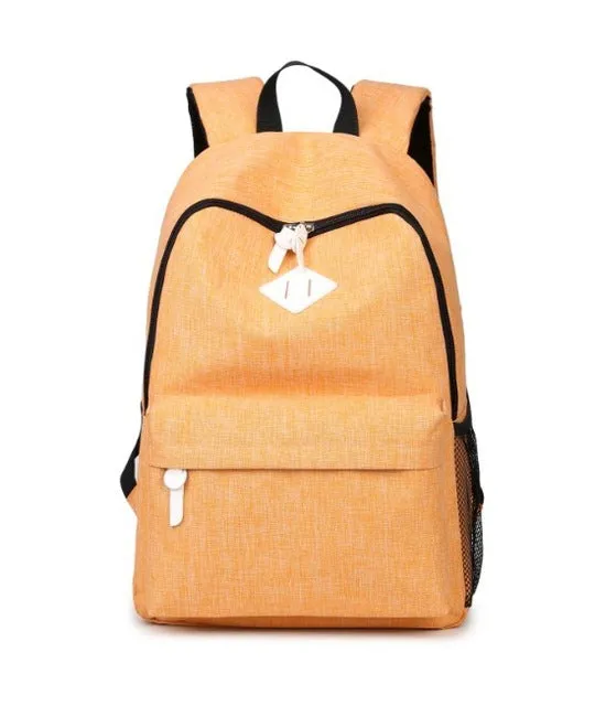 Women Men Canvas Backpacks