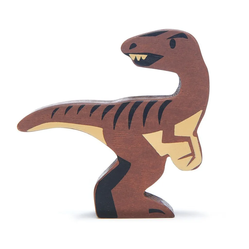 Wooden Dinosaur - Velociraptor