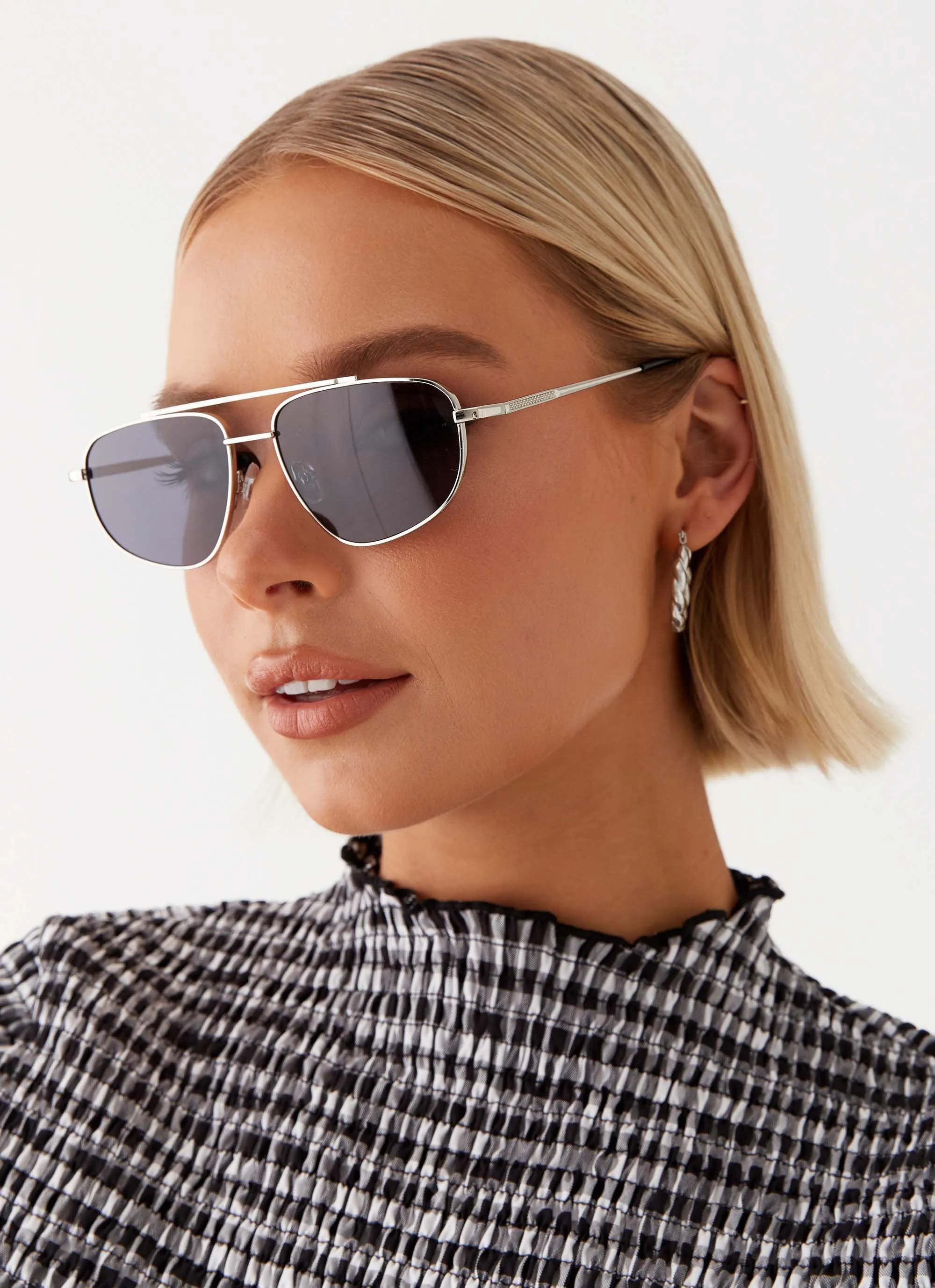 Zina Sunglasses - Silver